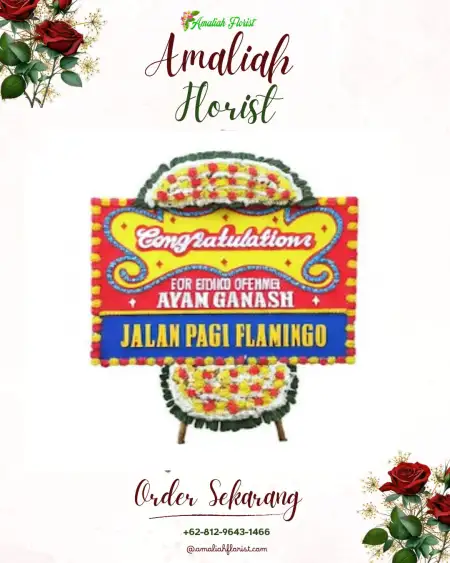 Sewa Papan Bunga Sibebek